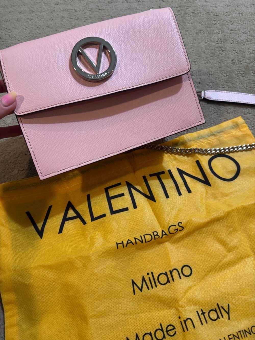 Mario Valentino "July Re" shoulder bag - powder pink
